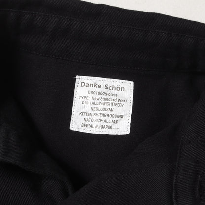 24AW ペイント&ダメージ加工 オーバーサイズ ツイル シャツ(DAMAGE FLANNEL SHIRTS)