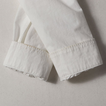 チェーン刺繍ロゴ コットンスラブ ワークシャツ(T-WORK SHT SLAB)