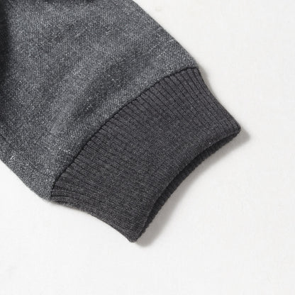 ウール/リネン リブ パンツ