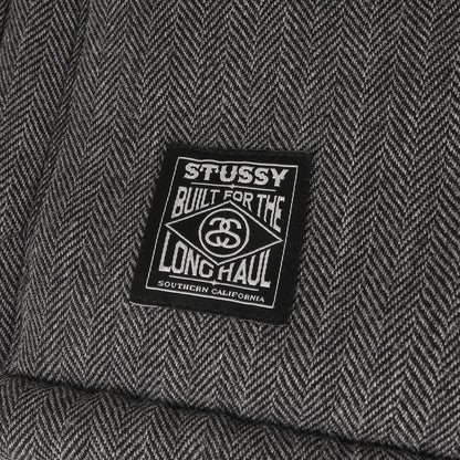 00s ヘリンボーンウール ダウンベスト