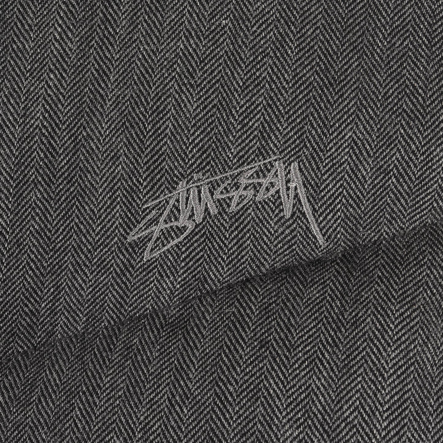 00s ヘリンボーンウール ダウンベスト