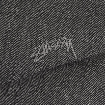 00s ヘリンボーンウール ダウンベスト