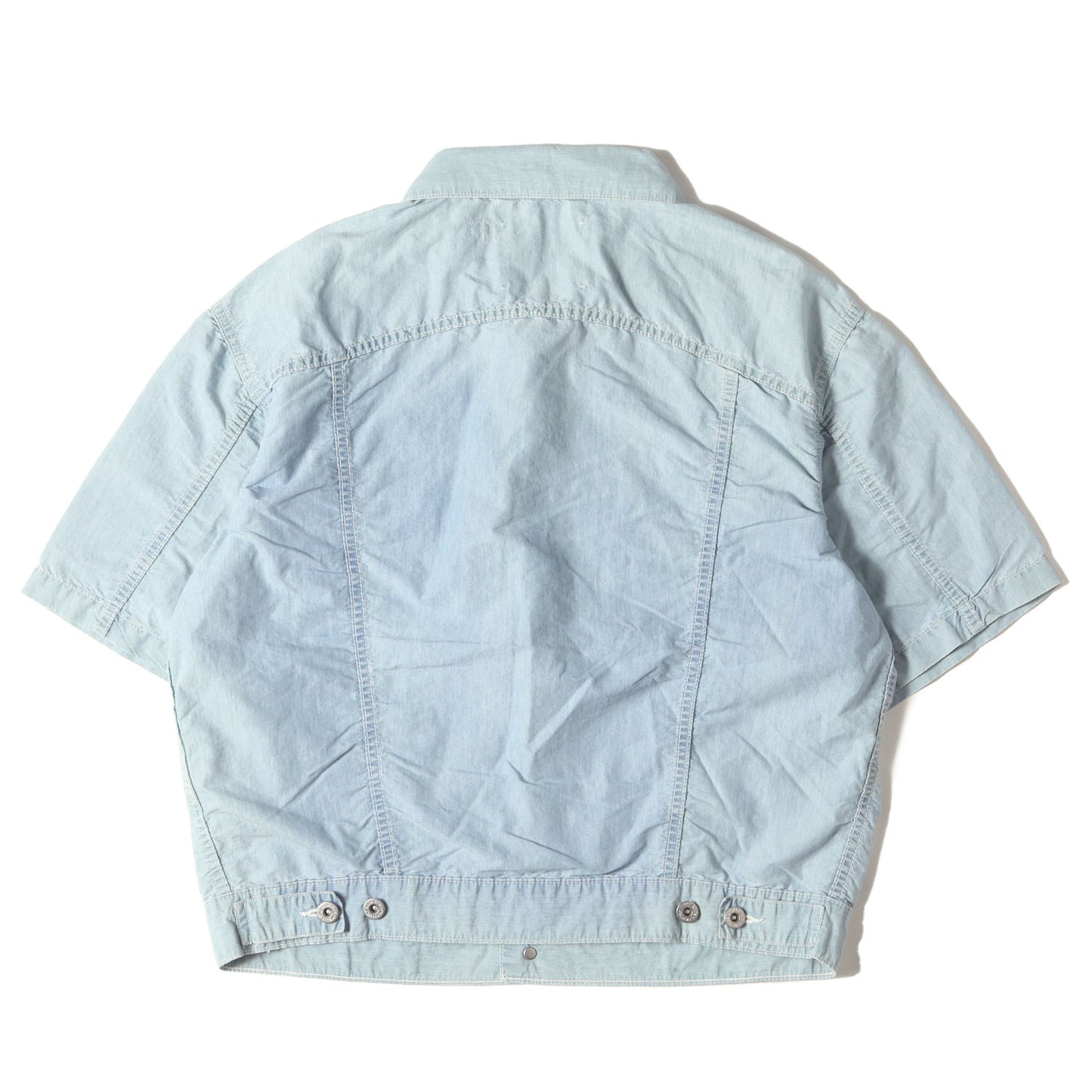 MADE＆CRAFTED 2ndタイプ シャンブレー 半袖 シャツジャケット