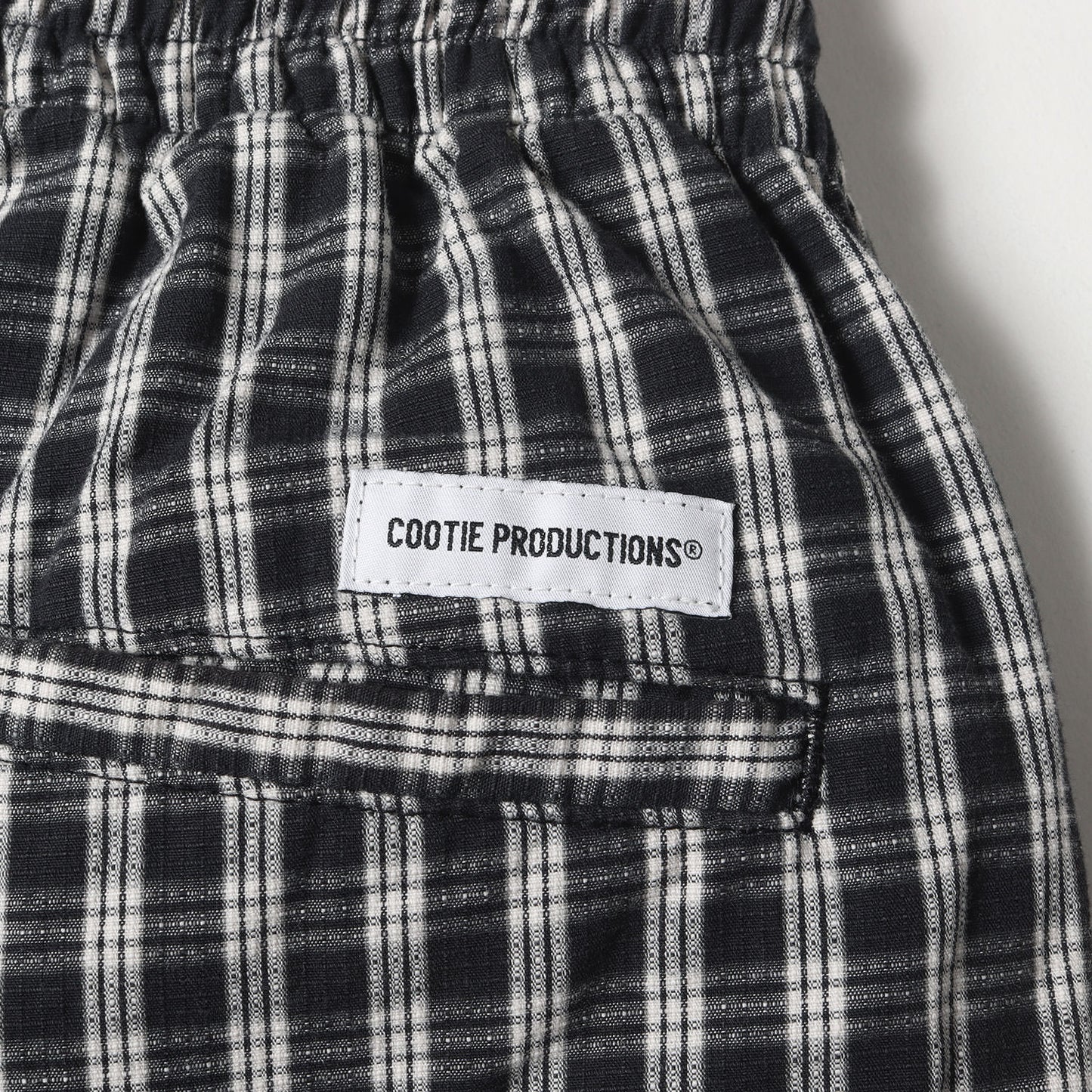 24SS ドビーチェック イージーショート パンツ(Dobby Check Easy Shorts)