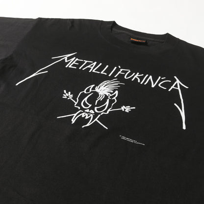 90s METALLICA METALLI FUKIN CA Tシャツ(BROCKUMボディ / USA製)