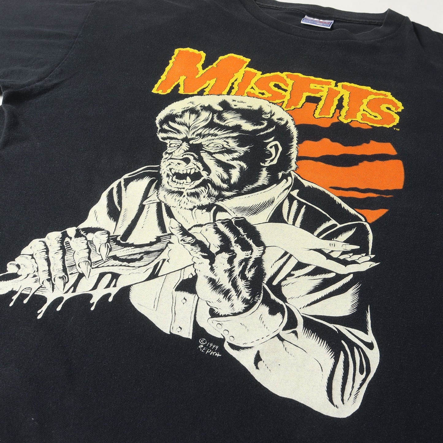 90s The Misfits Famous Monsters / FIEND CLUB Tシャツ(All Sportボディ)