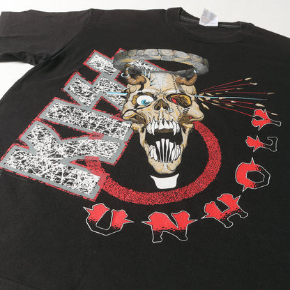 90s KISS Revenge Unholy PUSHEAD Tシャツ(Hanesボディ / USA製)