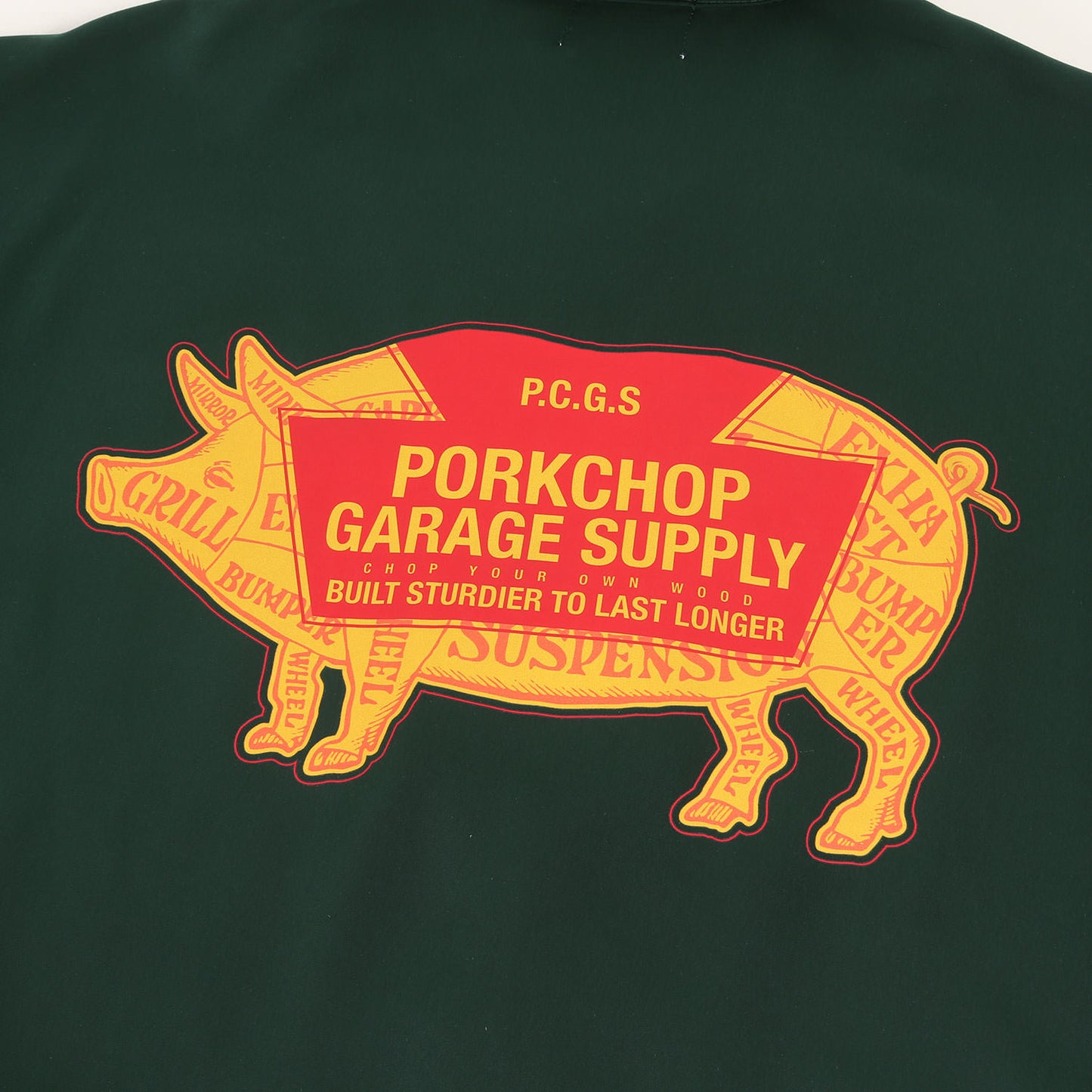 24SS ポーク グラフィック ワークジャケット(LOGO PORK LOOSE JKT)