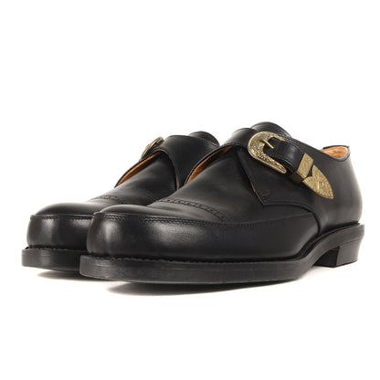 バックル モンクストラップ レザーブーツ(SINGLE MONK STRAP BOOTS)