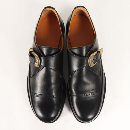 バックル モンクストラップ レザーブーツ(SINGLE MONK STRAP BOOTS)