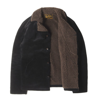 太畝コーデュロイ ボア ランチジャケット