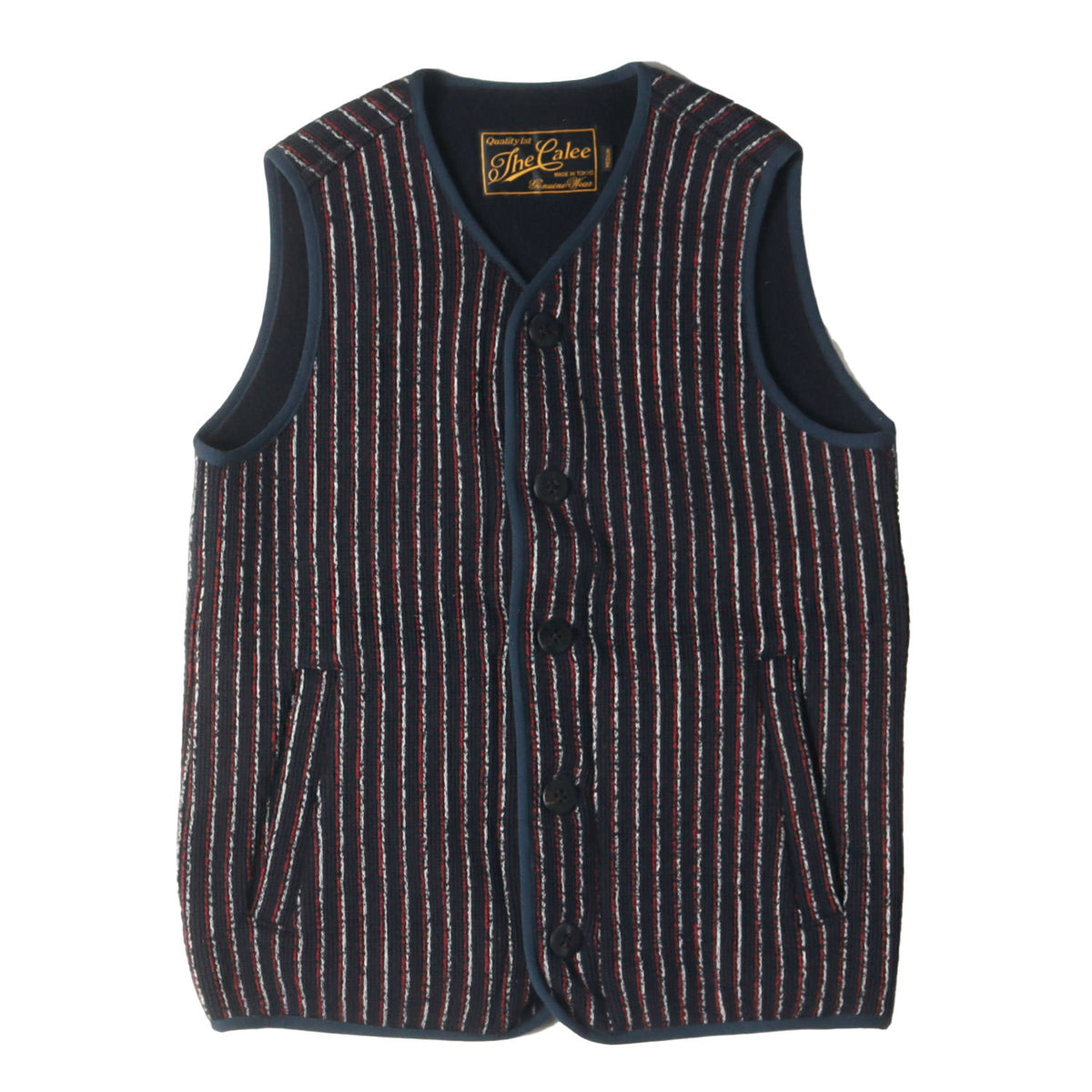 ストライプ ビーチクロス ベスト(STRIPE BEACH CLOTH)