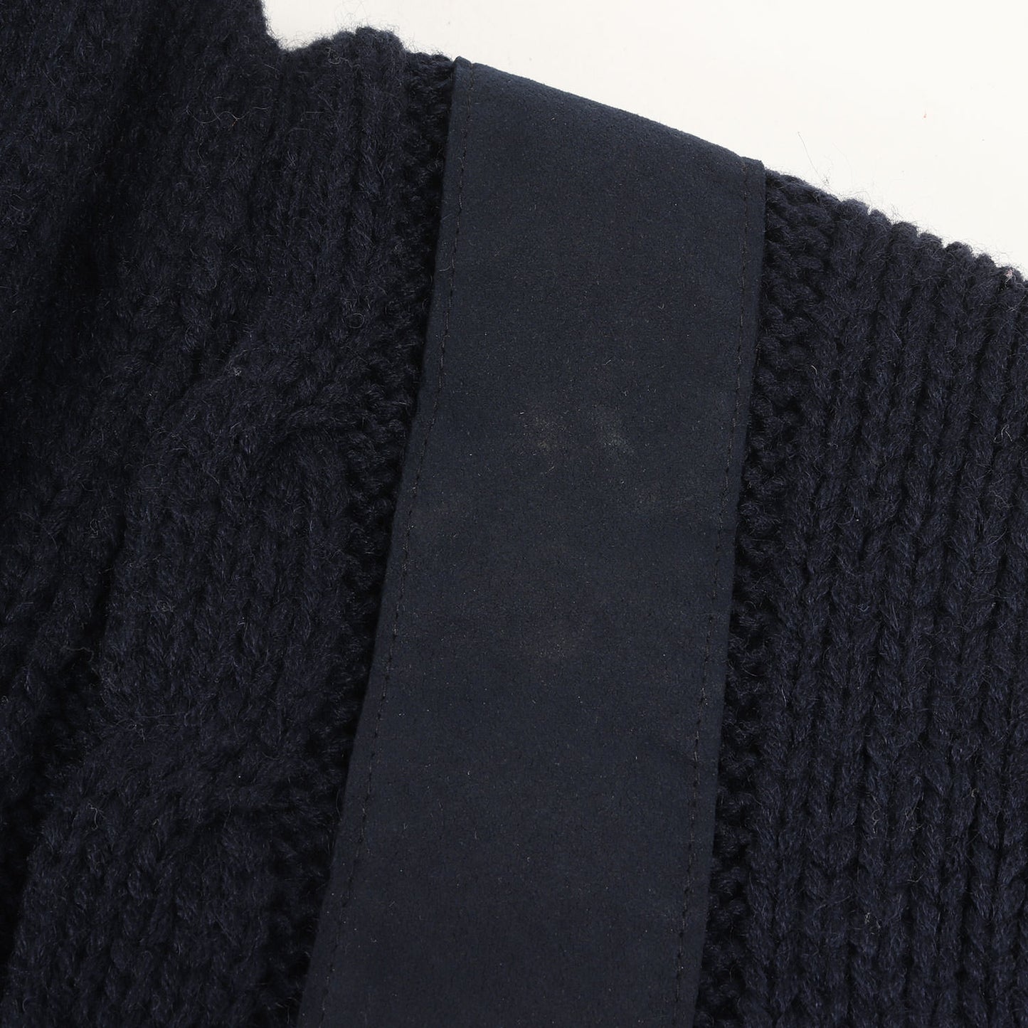 切り替えしデザイン ローゲージ ショールカラー ニット カーディガン