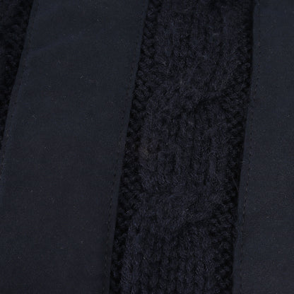 切り替えしデザイン ローゲージ ショールカラー ニット カーディガン