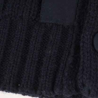 切り替えしデザイン ローゲージ ショールカラー ニット カーディガン