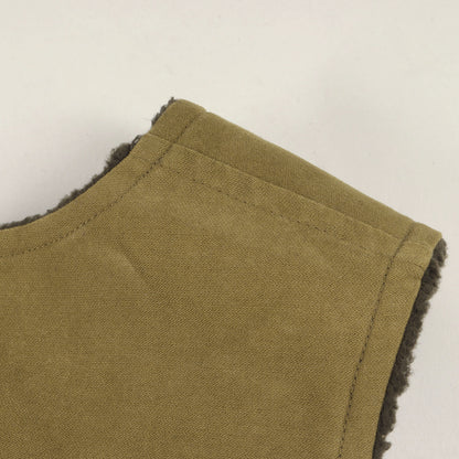 裏ボア モールスキン ベスト