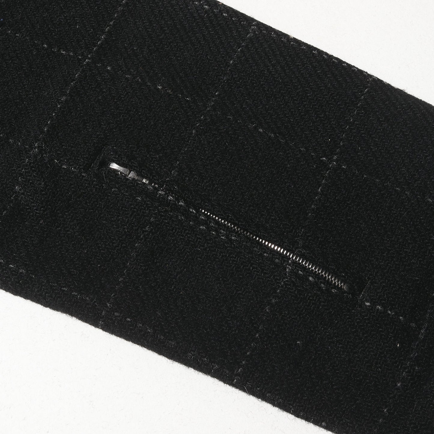 00s ×HARRIS TWEED ウィンドペン ツイード 裏ボアライナー付き フード ジャケット