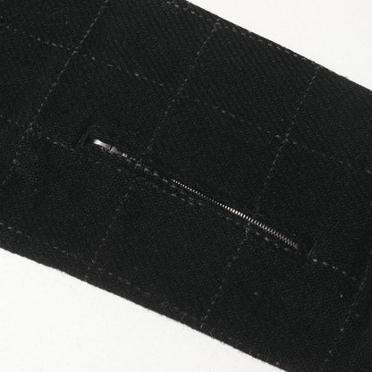 00s ×HARRIS TWEED ウィンドペン ツイード 裏ボアライナー付き フード ジャケット