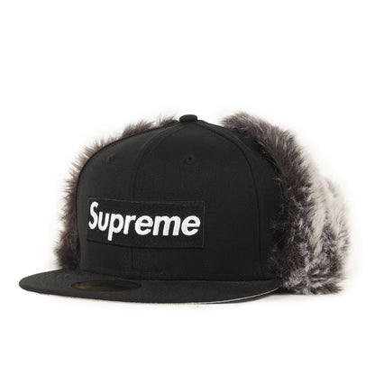 ×NEW ERA イヤーフラップ付き BOXロゴ ベースボールキャップ(Earflap New Era)