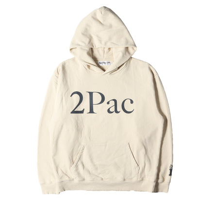 22AW Interscope Records 2Pac ダメージ加工 スウェット パーカー