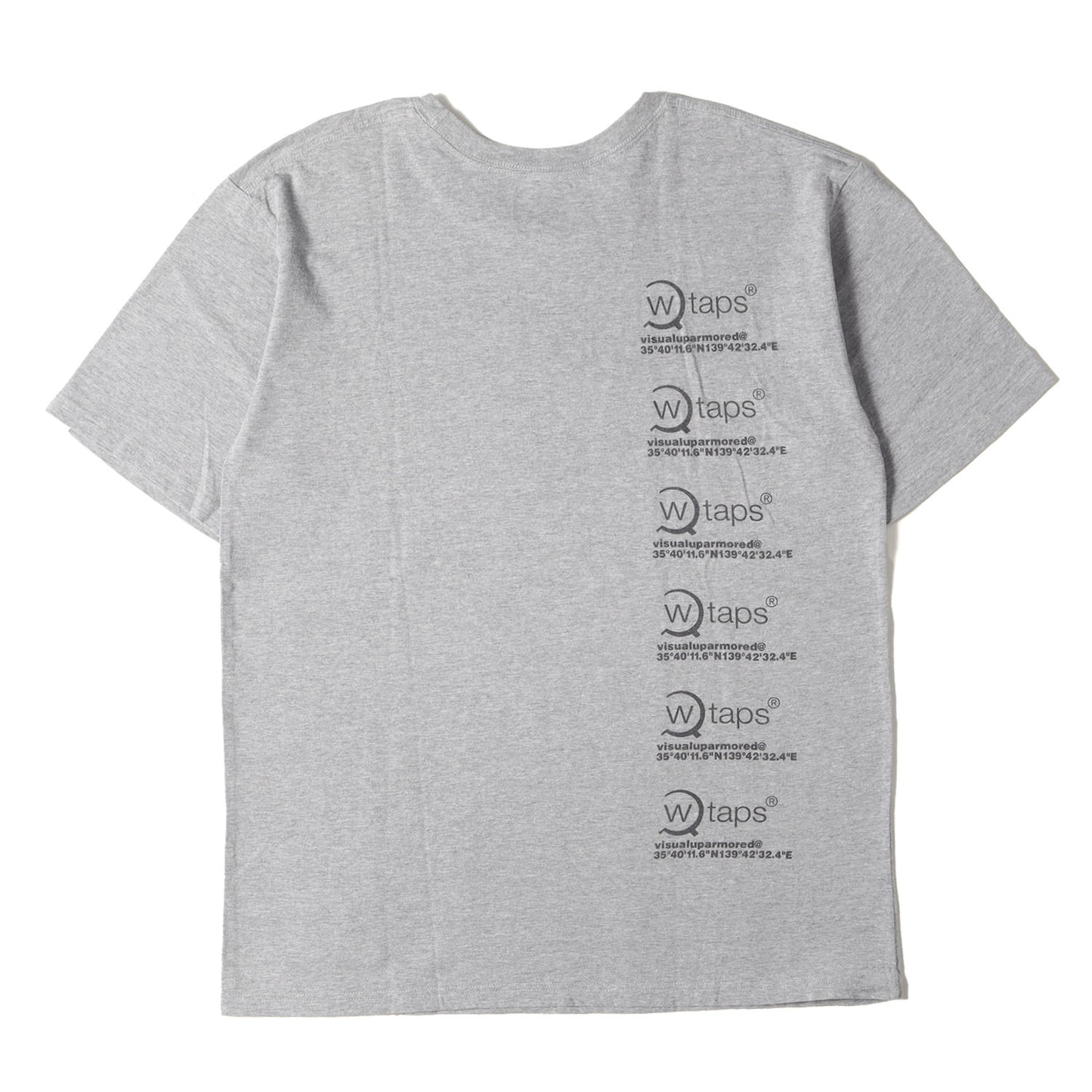 6連ロゴ クルーネック Tシャツ