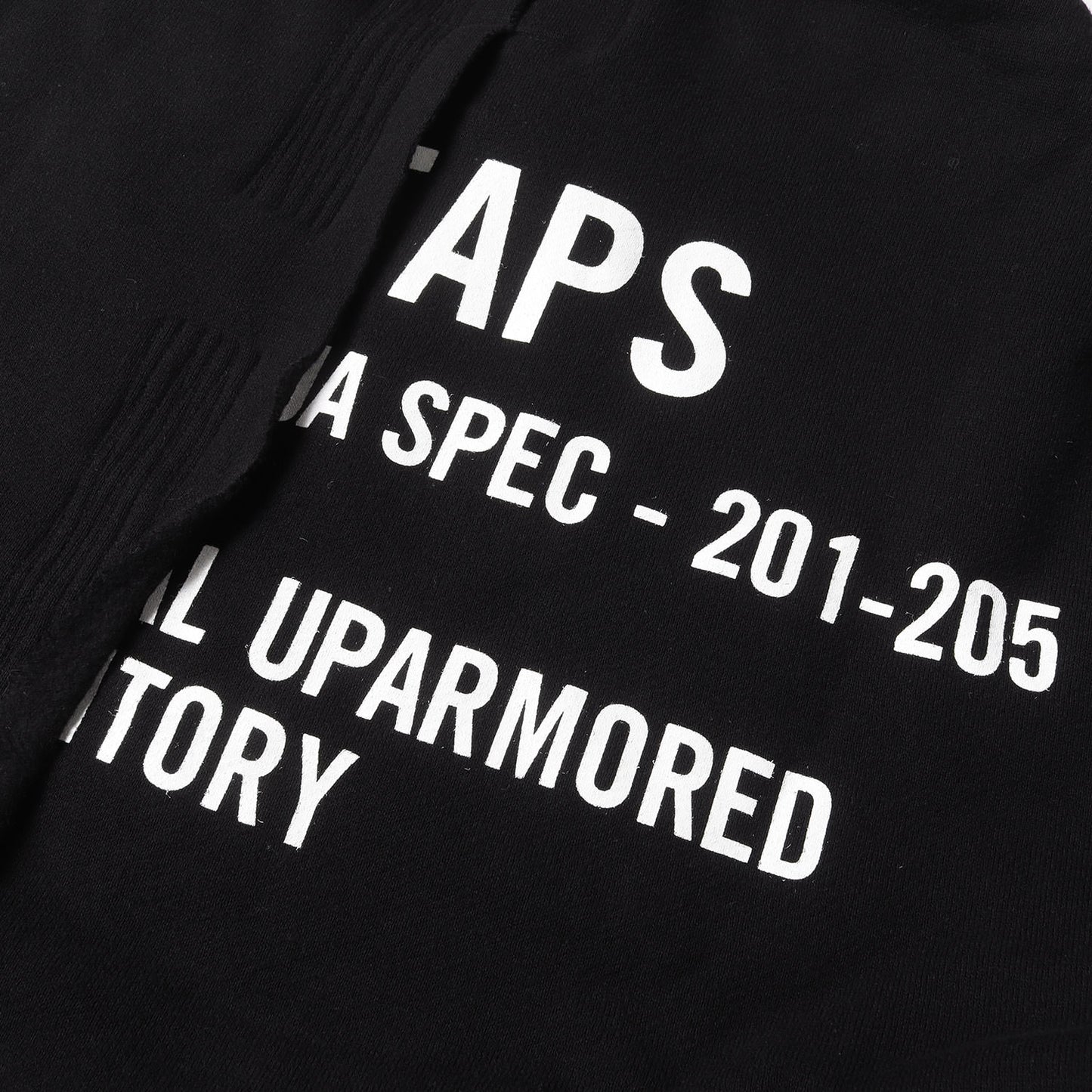 21SS アシンメトリー レイヤード スウェット パーカー(RAGS / HOODED)