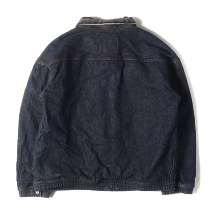ブランケット付き オーバーサイズ デニムジャケット(DENIM JACKET)