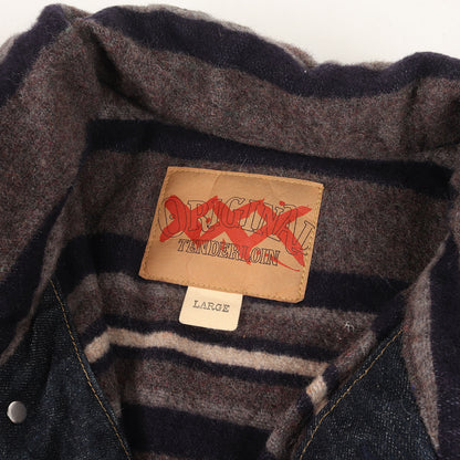 ブランケット付き オーバーサイズ デニムジャケット(DENIM JACKET)