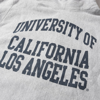 単色タグ復刻モデル ×UCLA リバースウィーブ ジップ スウェットパーカー(USA製)