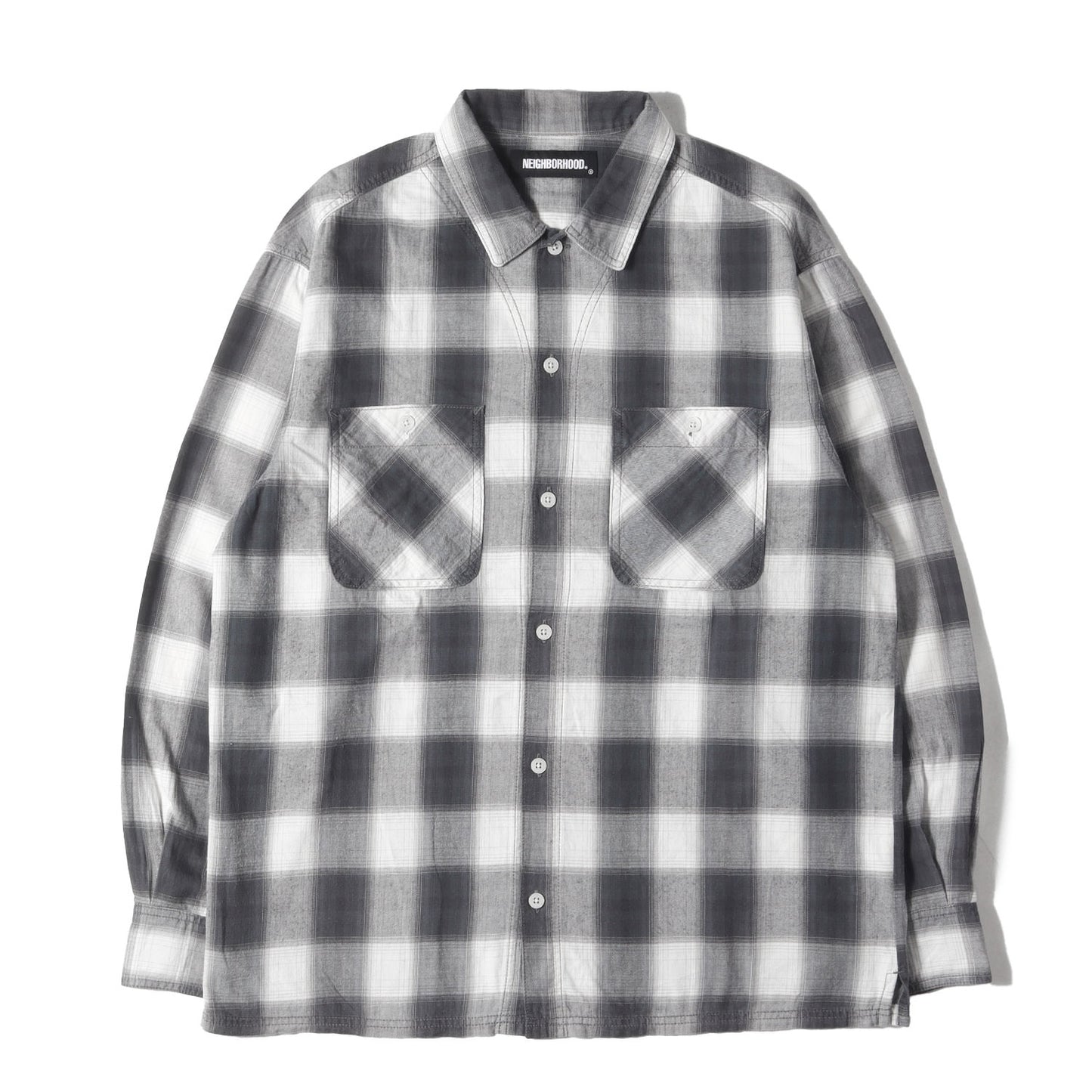 21SS オンブレチェック ワークシャツ(B&C / C-SHIRTS. LS)