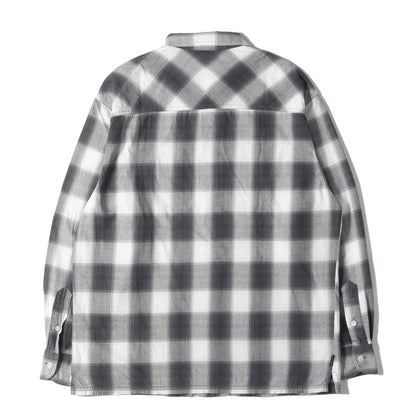 21SS オンブレチェック ワークシャツ(B&C / C-SHIRTS. LS)
