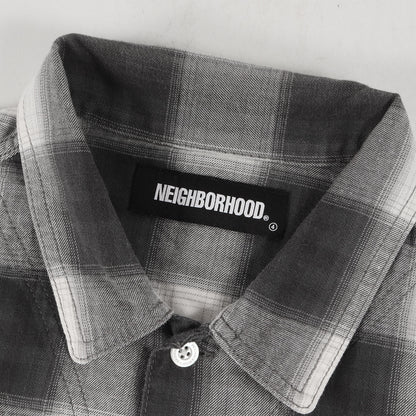 21SS オンブレチェック ワークシャツ(B&C / C-SHIRTS. LS)