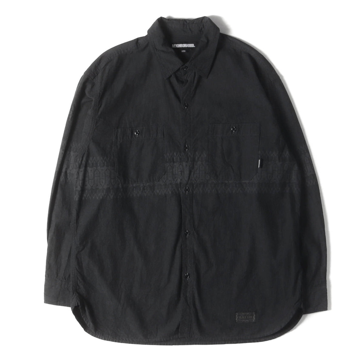23SS 復刻モデル ネイティブプリント シャンブレーシャツ(BI CHAMBRAY SHIRT LS)