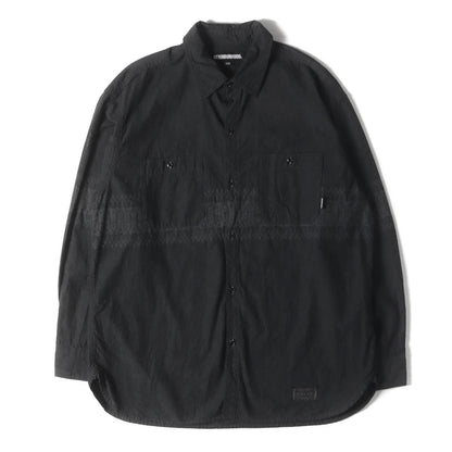 23SS 復刻モデル ネイティブプリント シャンブレーシャツ(BI CHAMBRAY SHIRT LS)