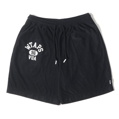 24SS カレッジロゴ メッシュ イージーショーツ(WUS 02 / SHORTS / POLY. ERA)