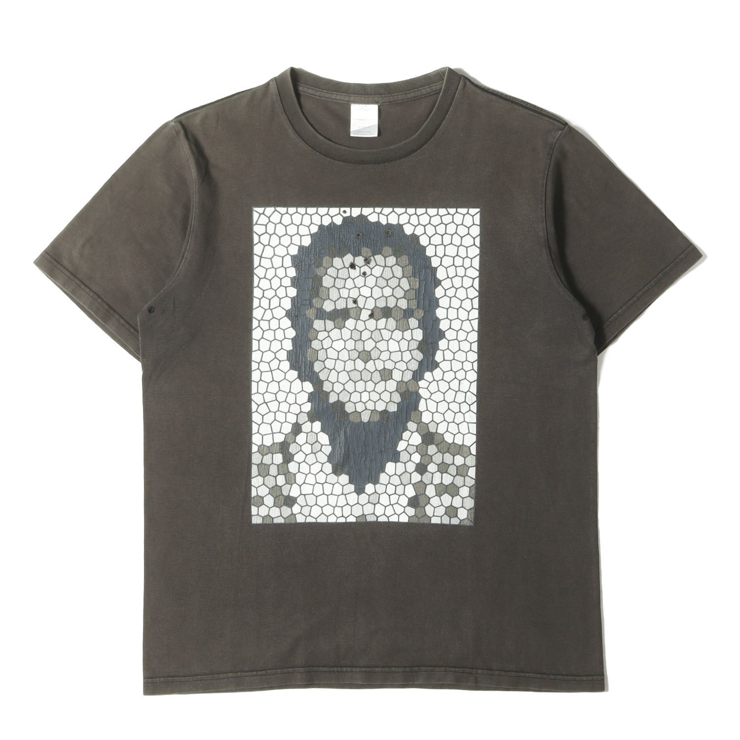 01SS タイム期 穴あき加工 モザイク Tシャツ