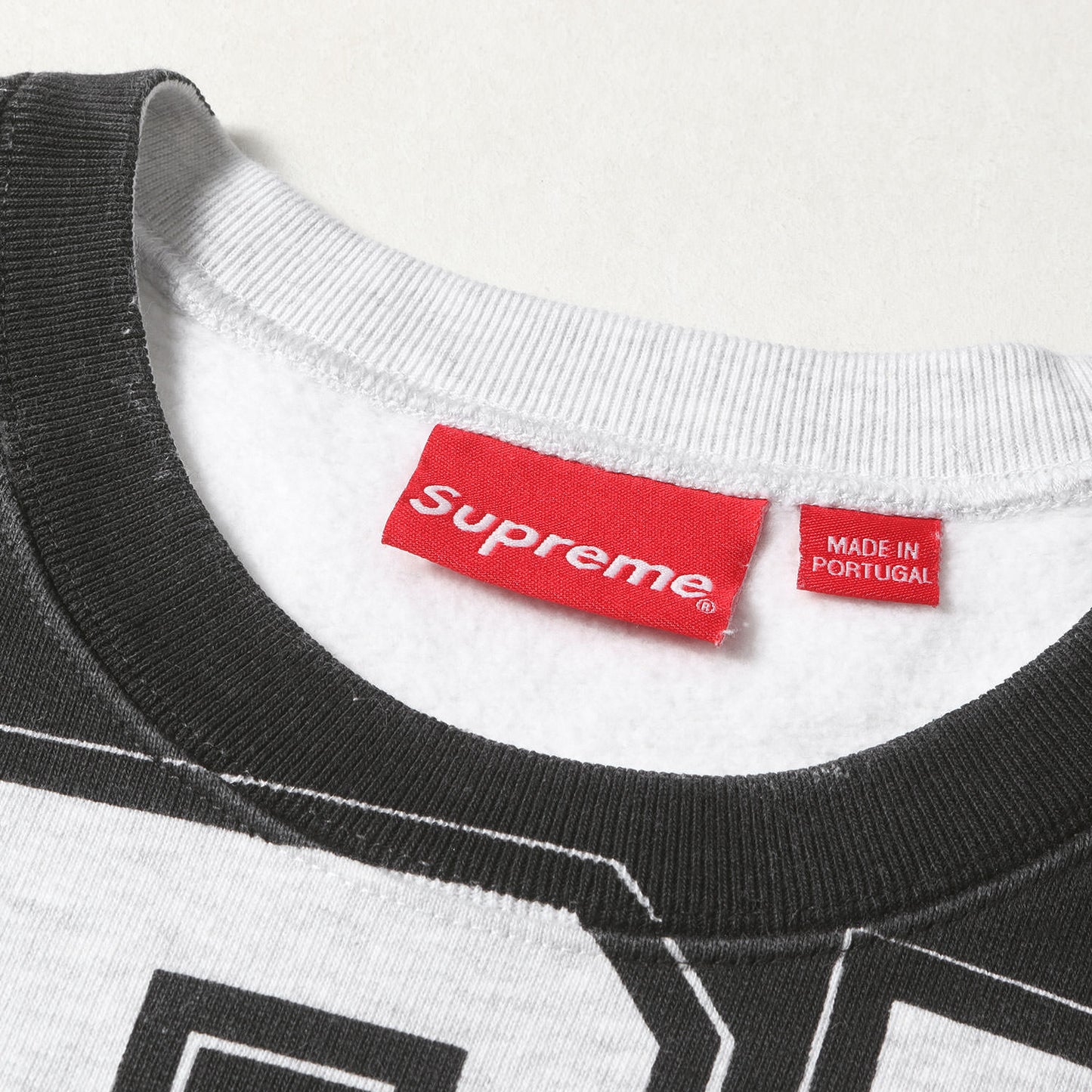 20AW カレッジロゴ オーバープリント スウェット(Overprint Crewneck)