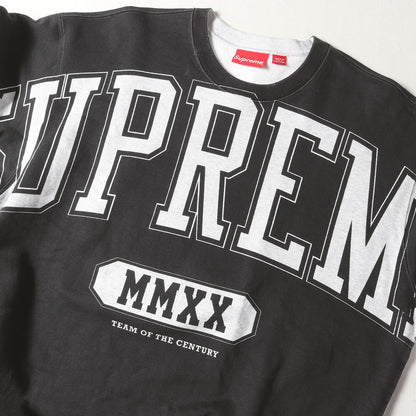 20AW カレッジロゴ オーバープリント スウェット(Overprint Crewneck)