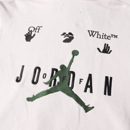 21AW ×NIKE JORDAN ジャンプマンロゴ刺繍 プルオーバー スウェットパーカー(AS M J OW HOODIE)