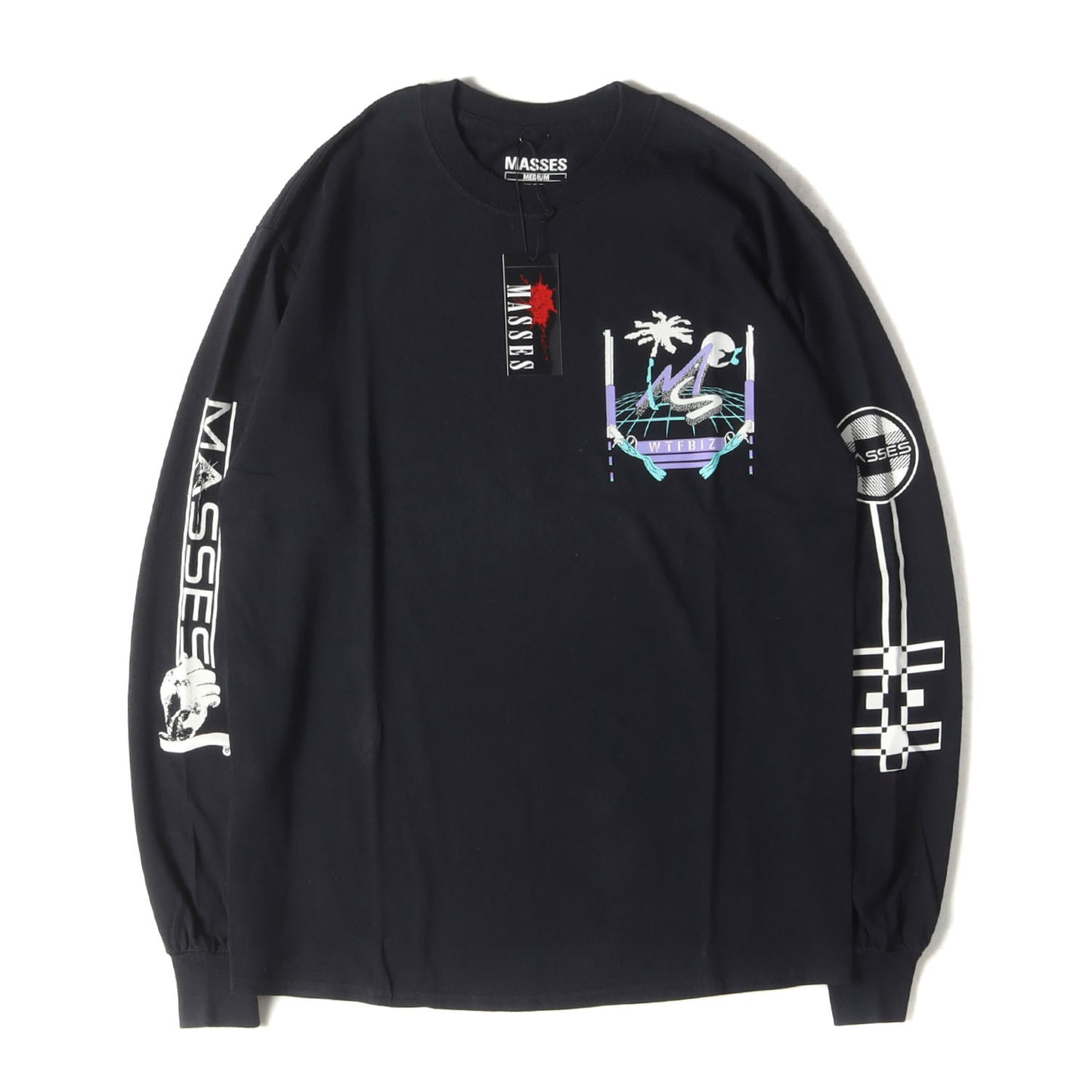 グラフィックプリント ロングスリーブ Tシャツ(T-SHIRT L/S W)