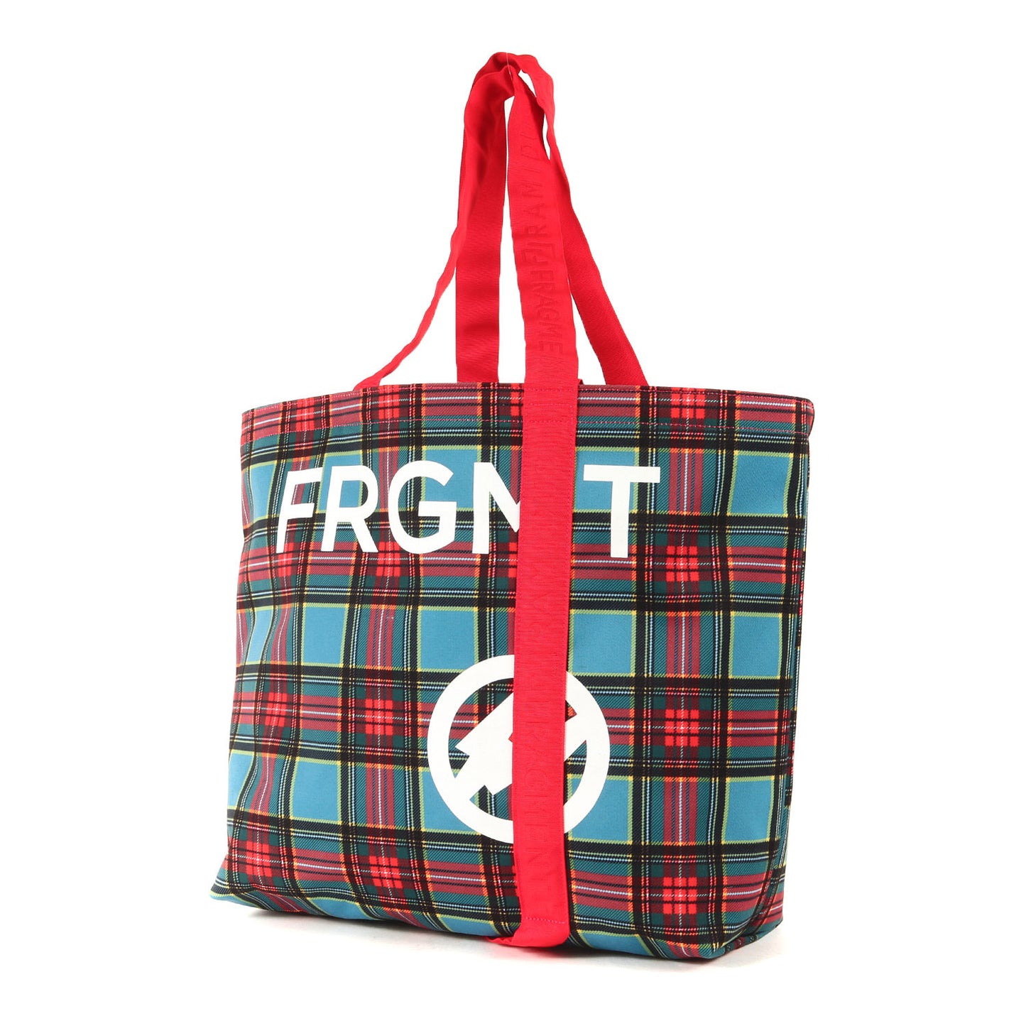 ×fragment design タータンチェック トートバッグ