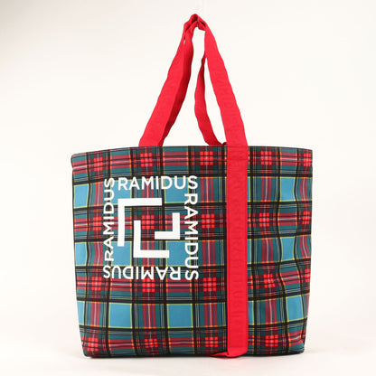 ×fragment design タータンチェック トートバッグ
