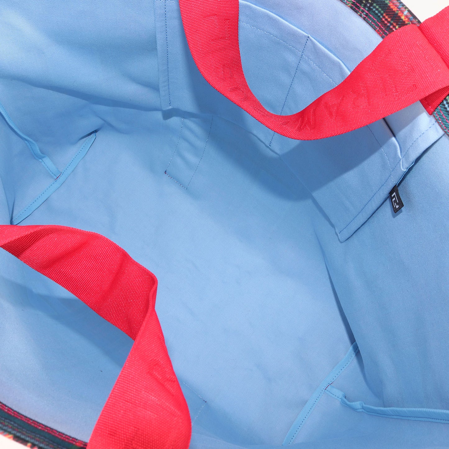 ×fragment design タータンチェック トートバッグ