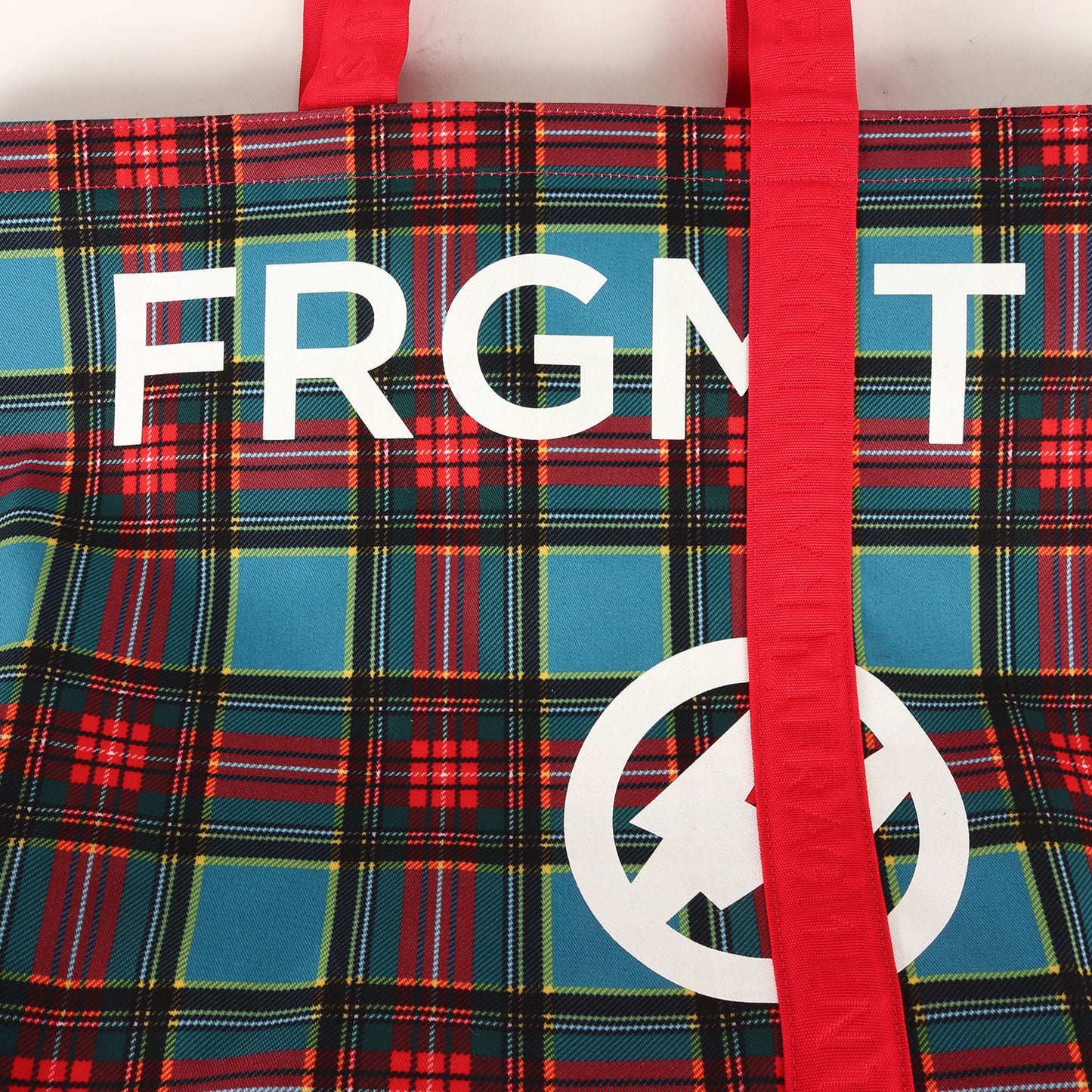 ×fragment design タータンチェック トートバッグ
