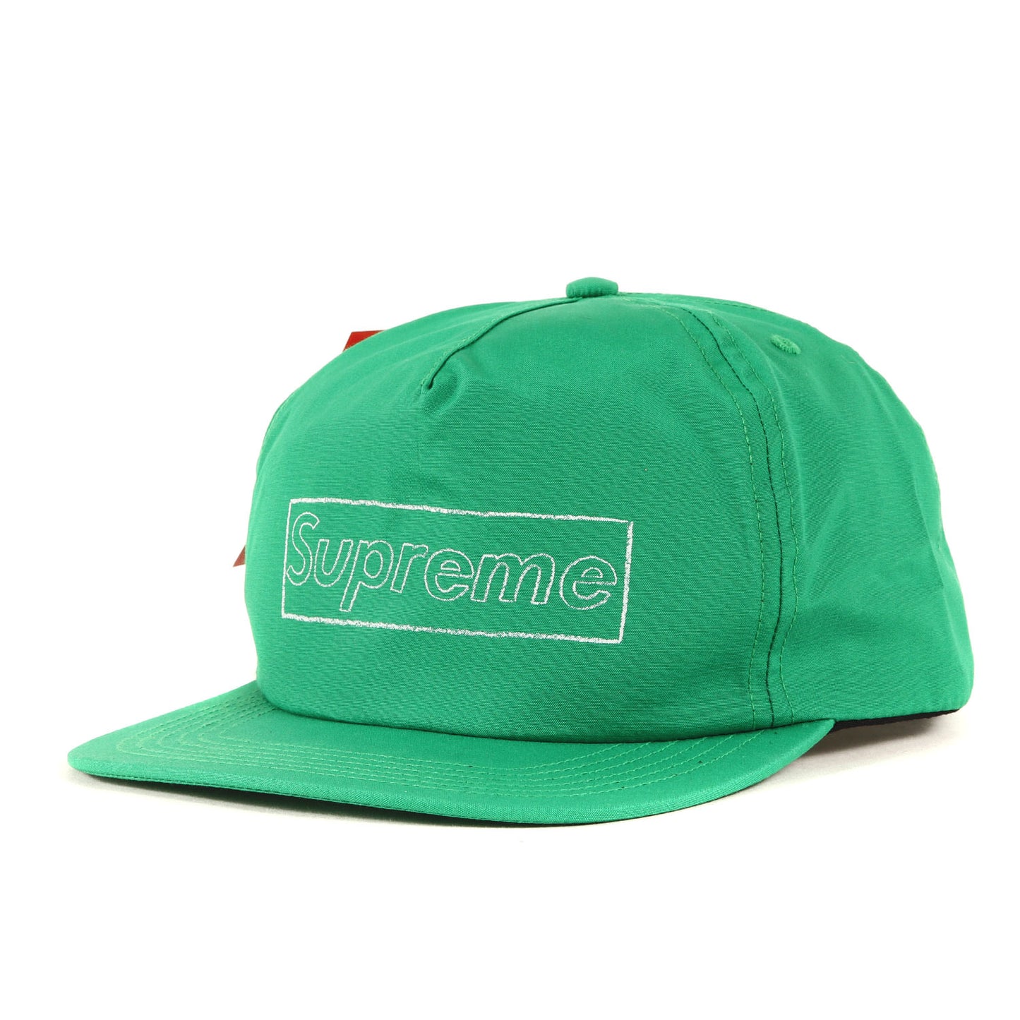 21SS ×KAWS チョークBOXロゴ 5パネルキャップ(Chalk Logo 5-Panel)