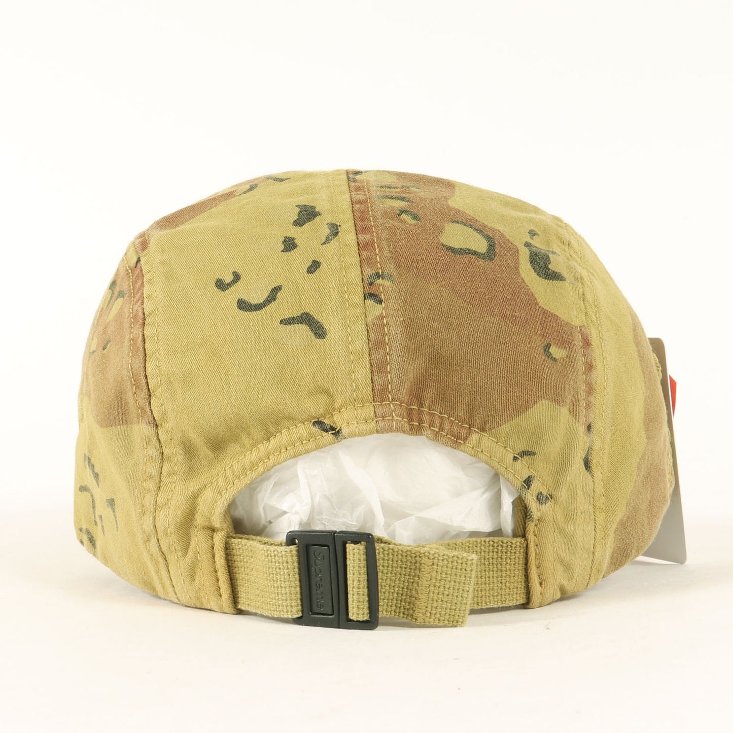 21SS オーバーダイ加工 デザートカモ BOXロゴ キャンプキャップ(Overdyed Camo Camp Cap)