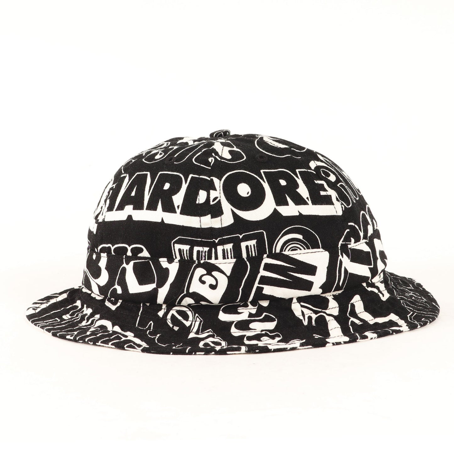 ×HYSTERIC GLAMOUR 総柄 ベルハット(Text Bell Hat)