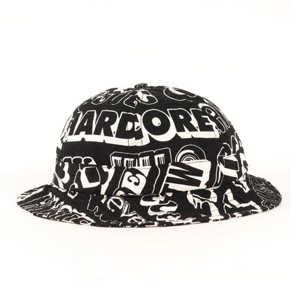 ×HYSTERIC GLAMOUR 総柄 ベルハット(Text Bell Hat)