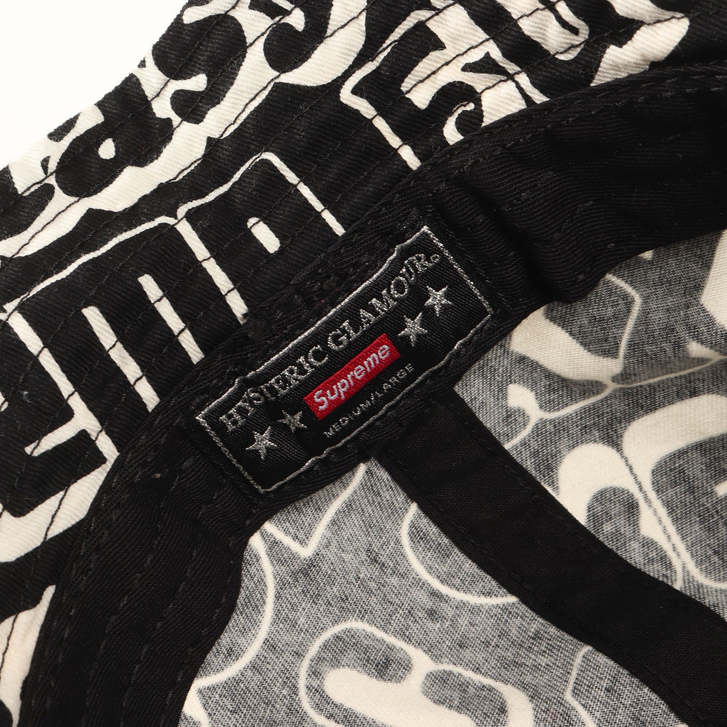 ×HYSTERIC GLAMOUR 総柄 ベルハット(Text Bell Hat)