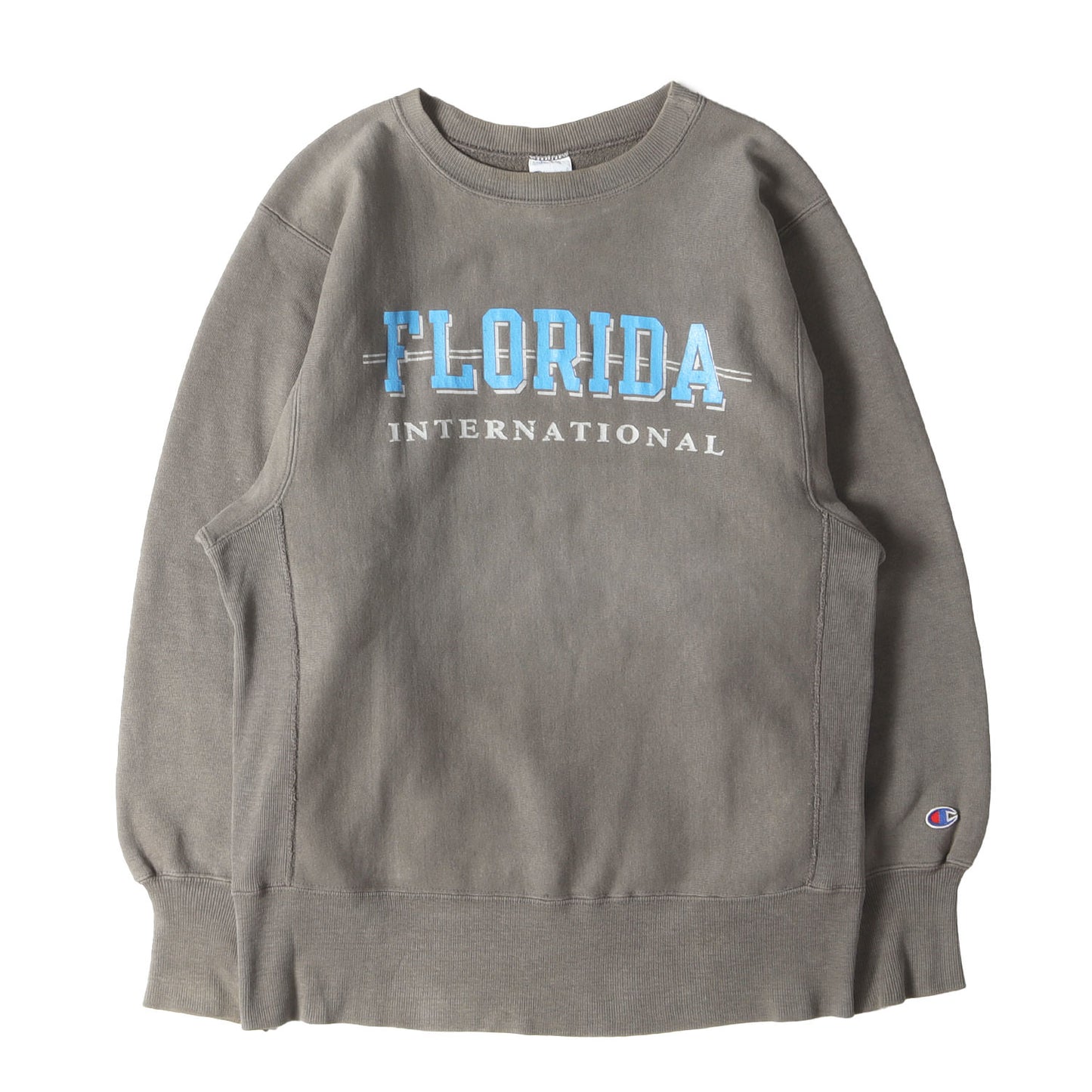 90s 刺繍タグ リバースウィーブ カレッジ スウェット(USA製 /フロリダ国際大学モデル)